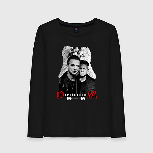 Женский лонгслив Depeche Mode - Dave Gahan and Martin Gore / Черный – фото 1