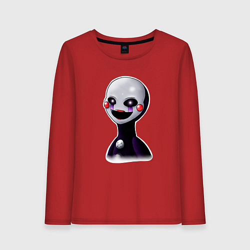 Женский лонгслив FNAF Марионетка / Красный – фото 1