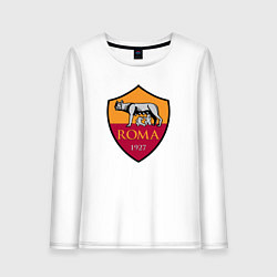 Лонгслив хлопковый женский Roma sport fc, цвет: белый