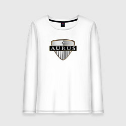 Лонгслив хлопковый женский Aurus sport auto, цвет: белый
