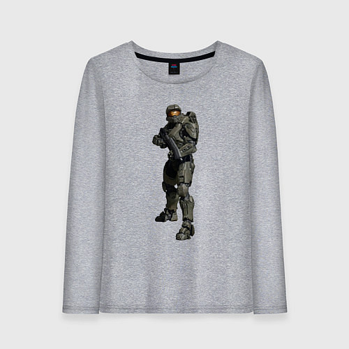 Женский лонгслив Мастер Чиф / Меланж – фото 1