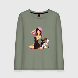 Женский лонгслив Мисато и Пен-Пен