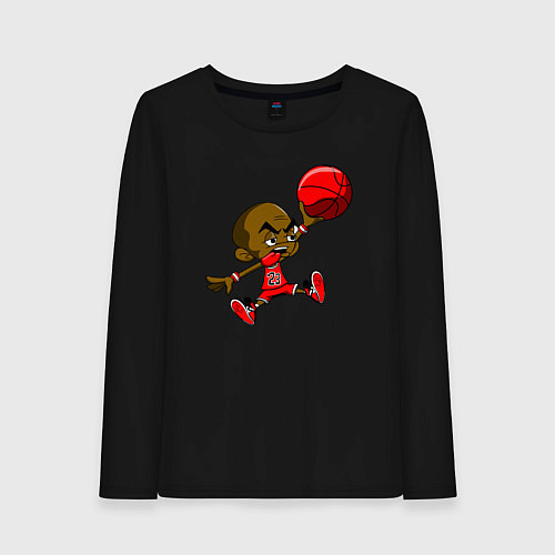 Женский лонгслив Baby Jordan / Черный – фото 1