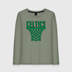 Женский лонгслив Celtics net