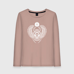 Женский лонгслив Жук-скарабей египетский