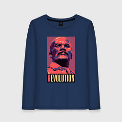 Женский лонгслив Lenin revolution