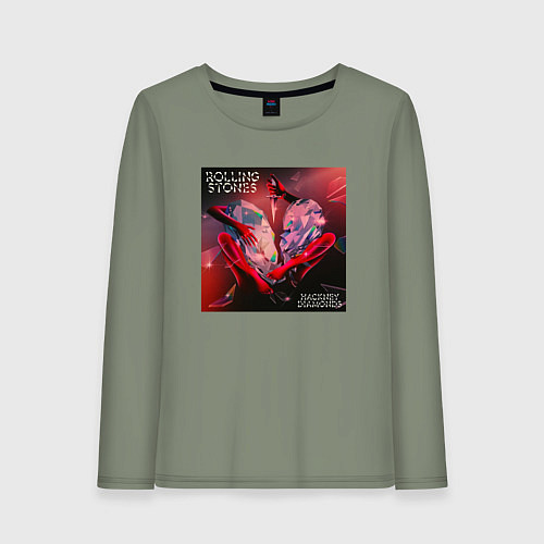 Женский лонгслив Hackney Diamonds - The Rolling Stones / Авокадо – фото 1