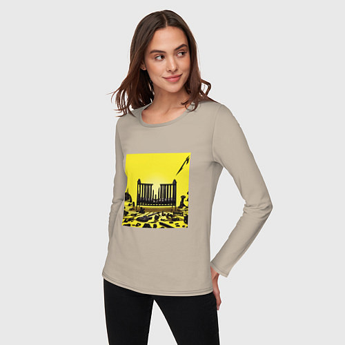 Женский лонгслив Metallica 72 Seasons / Миндальный – фото 3