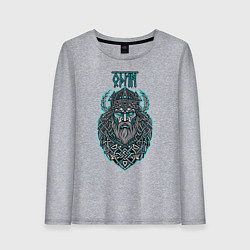 Женский лонгслив Славянский бог один тату