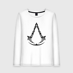 Лонгслив хлопковый женский Assassins creed - mirage, цвет: белый