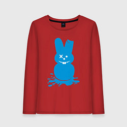 Лонгслив хлопковый женский Blue bunny, цвет: красный