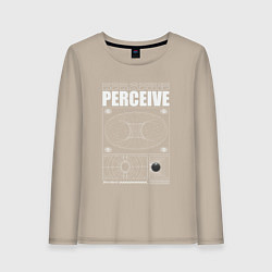 Женский лонгслив Perceive streetwear