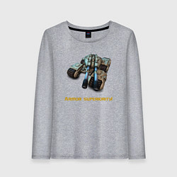 Женский лонгслив Танк Мамонт ГСБ