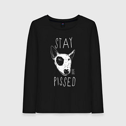 Женский лонгслив Stay dog pissed