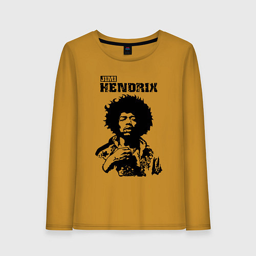 Женский лонгслив Johnny Allen Hendrix / Горчичный – фото 1