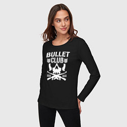 Лонгслив хлопковый женский Bullet Club, цвет: черный — фото 2