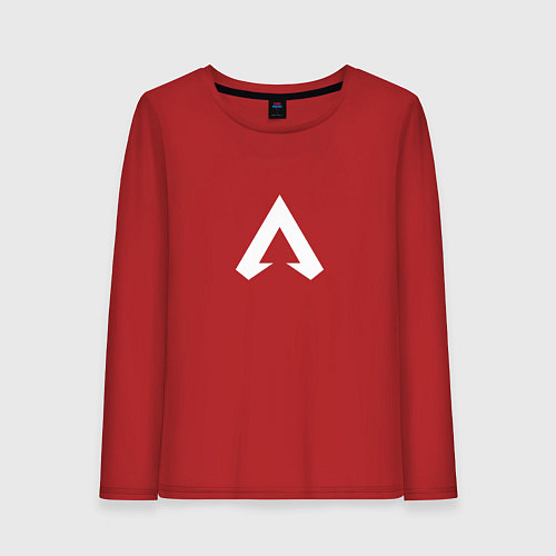 Женский лонгслив Logo apex / Красный – фото 1