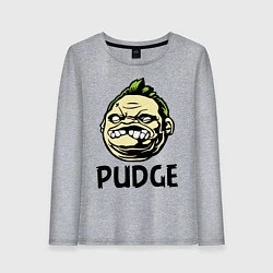 Женский лонгслив Pudge Face