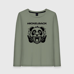 Женский лонгслив Nickelback - rock panda