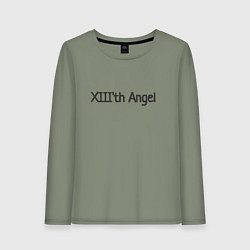 Лонгслив хлопковый женский XIIIth angel, цвет: авокадо