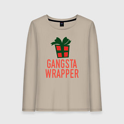 Женский лонгслив Gangsta wrapper