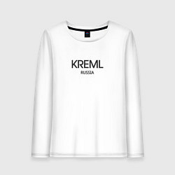 Лонгслив хлопковый женский Kreml, цвет: белый