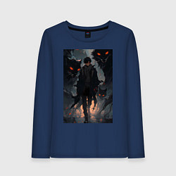 Женский лонгслив Мэгуми Фусигуро арт Магическая битва