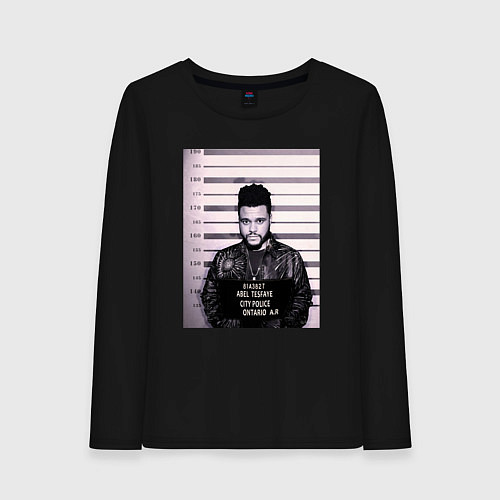 Женский лонгслив Викенд арестован / Черный – фото 1