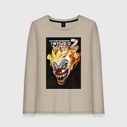 Женский лонгслив Twisted metal 2 - clown head