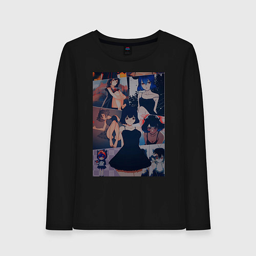 Женский лонгслив Чёрный клевер Секре Сваллотейл / Черный – фото 1