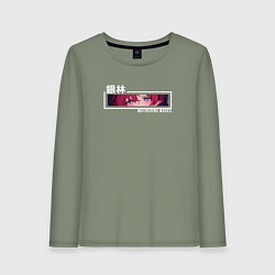 Лонгслив хлопковый женский Eyes Yinlin - Wuthering Waves, цвет: авокадо