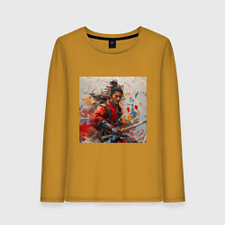 Женский лонгслив Краски самурая