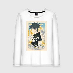 Женский лонгслив Магическая битва Мэгуми Фусигуро тень