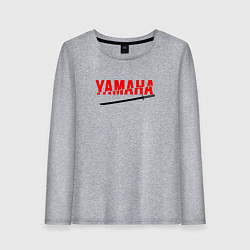 Лонгслив хлопковый женский Ямаха - катана, цвет: меланж