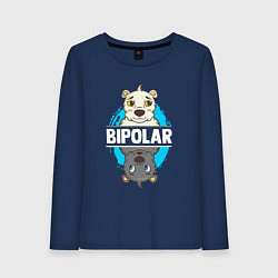 Женский лонгслив Биполярный медведь