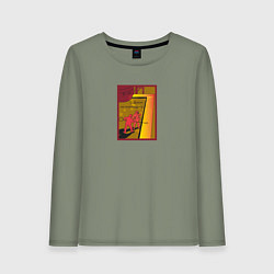 Женский лонгслив С днем металлурга