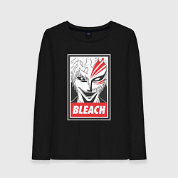 Лонгслив хлопковый женский Блич, цвет: черный