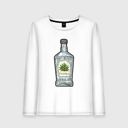 Женский лонгслив Бутылка текилы
