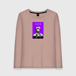 Женский лонгслив Чимин ленты