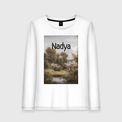 Женский лонгслив Nadya пейзаж