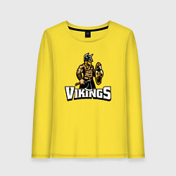 Женский лонгслив Vikings team