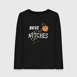 Лонгслив хлопковый женский Best nitches, цвет: черный