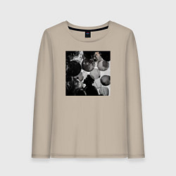 Лонгслив хлопковый женский House of the balloons, цвет: миндальный