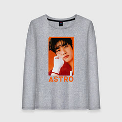 Лонгслив хлопковый женский Astro MJ, цвет: меланж