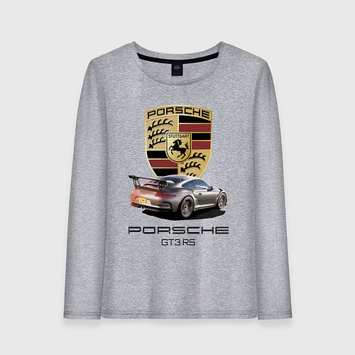 Женский лонгслив Porsche GT 3 RS motorsport / Меланж – фото 1