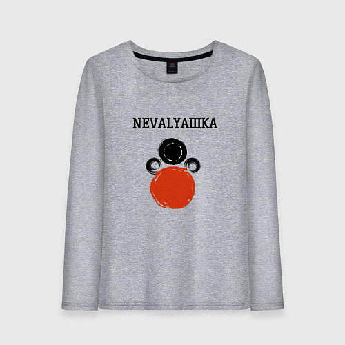Женский лонгслив Nevalyaшka / Меланж – фото 1