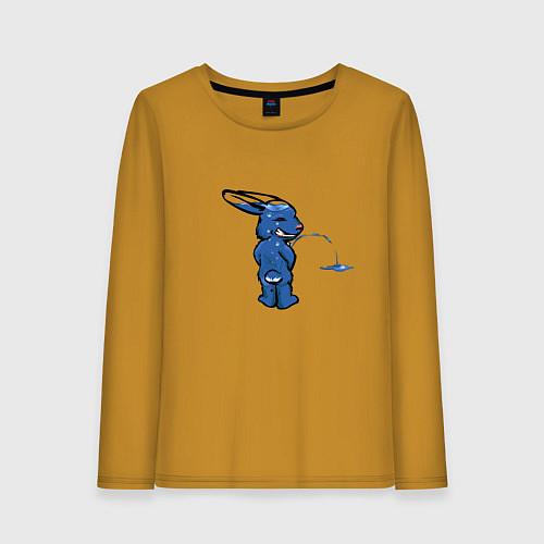 Женский лонгслив Долгая поездка / Горчичный – фото 1