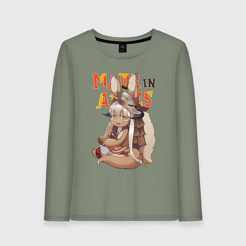 Женский лонгслив Созданный в бездне - Наначи / Авокадо – фото 1