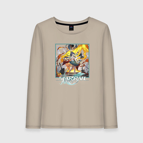 Женский лонгслив Юньли / Миндальный – фото 1