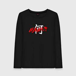 Лонгслив хлопковый женский Nani, цвет: черный